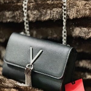 Mario Valentino Divina VBS1R403G Mini Shoulder Bag – Brand New